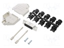 D-Sub; PIN: 15; female; shielded; straight; soldering; for cable