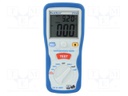 Earthing resistance meter; double LCD; R range: 0÷200kΩ