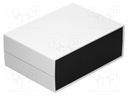 Enclosure: with panel; X: 245mm; Y: 175mm; Z: 90mm; ABS; light grey