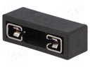 Fuse acces: fuse holder; 20A; PCB,THT,vertical; Contacts: brass