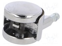 Furniture wheel; ESD; Mat: metal