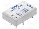 Converter: DC/DC; 2W; Uin: 9÷18V; Uout: 12VDC; Uout2: -12VDC; 1"x0,7"