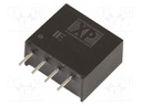 Converter: DC/DC; 1W; Uin: 5V; 9VDC; Iout: 111mA; SIP; 11.68x9.65x6mm