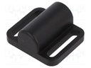 Locator; for spring latches; W: 46mm; Mat: zinc alloy; Øhole: 12mm