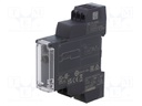 Timer; 0,1s÷100h; SSR; 700mA/230VDC/230VAC; 24÷240VAC; DIN; IP20