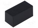 Enclosure: designed for potting; X: 22mm; Y: 46mm; Z: 22.5mm; ABS