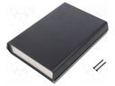 Enclosure: with panel; PCB is fastened in guides; EURO 93; ABS
