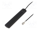 Antenna; GSM; 0dBi; male,SMA; L: 116mm; Len: 2.5m