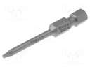 Screwdriver bit; Torx®; TX06; Overall len: 50mm