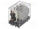 Relay: electromagnetic; 4PDT; Ucoil: 48VDC; 10A/110VAC; 10A/24VDC