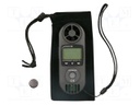 Environmental conditions; LCD; Vel.measur.resol: 0.1m/s