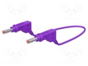 Connection cable; 32A; banana plug 4mm,both sides; Len: 0.5m
