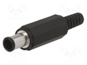 Plug; DC supply; male; 6,5/4,3/1,4mm; 6.5mm; 4.3mm; for cable; 2A