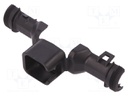 Cable clamp; DT; female; PIN: 6; straight; Works with: DT06-6S