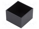 Enclosure: designed for potting; X: 38.8mm; Y: 38.8mm; Z: 26.5mm