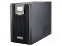 Power supply: UPS; 475x337x190mm; 1.8kW; 3kVA; 27kg; 8Ah; Ubatt: 12V