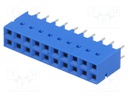Socket; wire-board; female; DUBOX; 2.54mm; PIN: 20; THT; 2A; straight