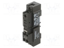 Relay Socket, DIN Rail, Screw, 5 Pins, 16 A, 250 VAC, Zelio RPZ Series