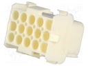 Plug/socket; wire-wire; male/female; Universal MATE-N-LOK; 600V