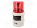 Signaller: lighting-sound; 24VDC; siren,rotating light; IP54