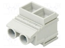 Connector: PCB terminal block; VP; 65A; 600V; PIN: 2; on PCBs