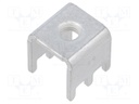 Straight; Plating: tinned; THT,screw terminal; Contacts: copper