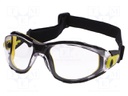 Safety goggles; Lens: transparent; Classes: 1