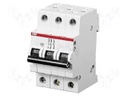 Circuit breaker; 400VAC; Inom: 16A; Poles: 3; DIN; Charact: B; 6kA