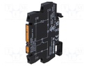Relay: interface; SPST-NO; Ucntrl: 24VDC; 100mA; 5÷48VDC; DIN