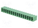 Pluggable terminal block; 3.81mm; ways: 16; straight; socket; male