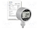 Manometer; Press.meas.range: 0÷10bar; LCD 2,5"; ±0.25%; IP56