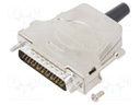 D-Sub; PIN: 44; plug; male; shielded,stamped and formed contacts
