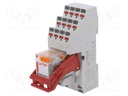 Relay: interface; 4PDT; Ucoil: 24VAC; 6A; 6A/250VAC; 6A/24VDC