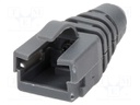 RJ45 plug boot; Colour: dark grey