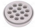Multigate grommet; Ømount.hole: 32mm; Panel thick: 1.5÷5mm; IP67