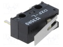 Microswitch SNAP ACTION; with lever; SPDT; 3A/125VAC; 2A/30VDC