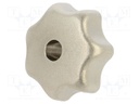 Knob; with internal thread,assembly pass through hole; M6