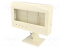Enclosure: for devices with displays; A: 151mm; B: 94mm; ABS