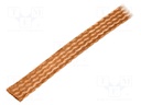 Braids; tape; Thk: 2mm; W: 16mm; 32AWG; Body dim: 16x2mm; 25m; SO/KO