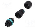 Connector: AC supply; screw terminal; female; TH387; 7÷12mm; 450V