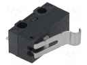 Microswitch SNAP ACTION; with lever with roller simulation