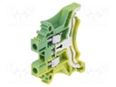 Splice terminal: rail; 0.2÷2.5mm2; ways: 1; terminals: 2; TS35; 1kV