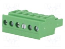 Pluggable terminal block; 5.08mm; ways: 6; angled; plug; female