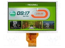 Display: TFT; 7"; 800x480; Illumin: LED; Dim: 165x100x5.75mm