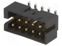 Socket; wire-board; male; Milli-Grid; 2mm; PIN: 10; SMT; gold-plated