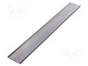Profile; aluminium; L: 1000mm; X: 132.5mm; Z: 15mm