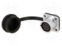 Socket; female; SF12; PIN: 5; IP67; 5A; soldering; 180V; 0.75mm2