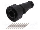 Connector: circular; plug; male; PIN: 9; Buccaneer Standard; IP68