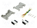 Transition: adapter; both sides,D-Sub 9pin male