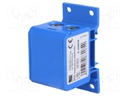 Splice terminal: distribution block; 6÷70mm2; ways: 1; blue; TS35